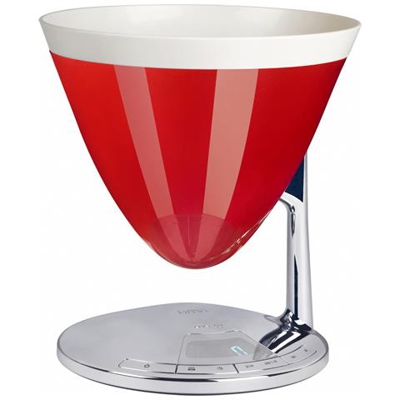 Bilancia da Cucina Elettronica con Timer Uma Portata 3 Kg Colore Rosso