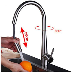 Rubinetto Della Cucina Contemporanea Con Finitura A Spruzzo Filo Rimovibile características