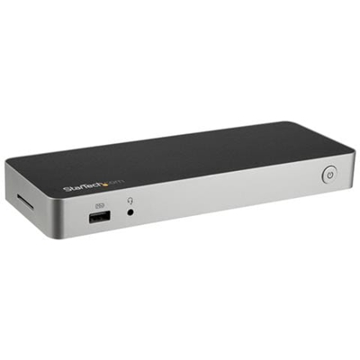 Docking Station USB-C per portatili a doppia uscita Video Dual-4K - USB Power Deliver 60W - Lettore Scheda Memoria SD