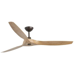 Morea, Ventilatore Da Soffito Marrone, Faro Barcellona - Acero en oferta