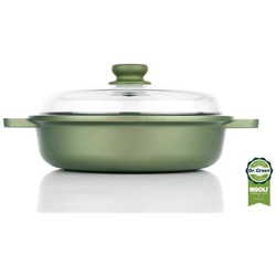 Tegame In Alluminio Antiaderente Per Induzione Con Coperchio Dr Green Di Risol? características