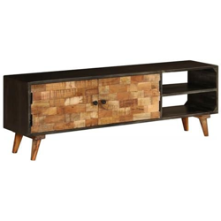 Mobile Porta Tv In Legno Massello Di Mango 140x30x45 Cm en oferta