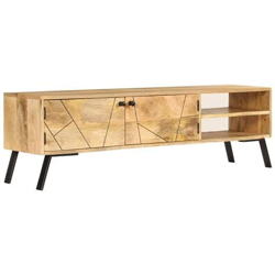 Mobile Porta Tv In Legno Massello Di Mango 140x30x40 Cm características