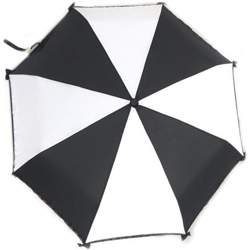 mini ombrello '' nero satinato bianco - 26 cm - [ p1026] características