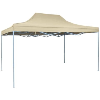 Tenda Pieghevole Pop-up 3x4,5 M Bianco Crema