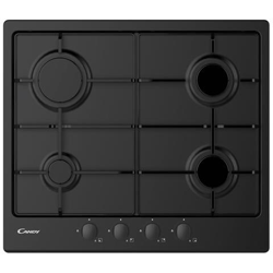 Piano Cottura CHW6BRBB a Gas 4 Fuochi Gas Colore Nero en oferta
