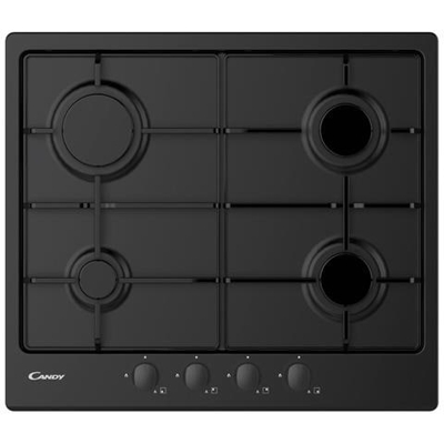 Piano Cottura CHW6BRBB a Gas 4 Fuochi Gas Colore Nero