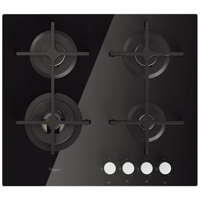 Piano Cottura GOA6423 / NB a Gas 4 Fuochi Gas Colore Nero Serie Ambient