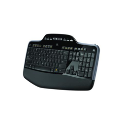 MK710, RF Wireless, QWERTY, PC / server, Nero, LCD, USB en oferta
