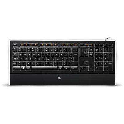 Tastiera USB Illuminated K740 Retroilluminata Colore Nero (Layout Tedesco)