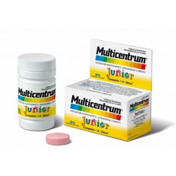 MULTICENTRUM JUNIOR 30 COMPRESSE en oferta