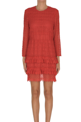 Macramè lace mini dress características