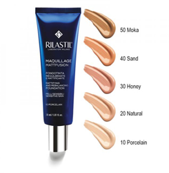 RILASTIL MAQUILLAGE FONDOTINTA RIEQUILIBRANTE MATTIFIANT 20 30 ML características