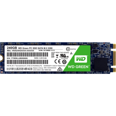 Green M.2 240 GB Serial ATA III, Disco a stato solido