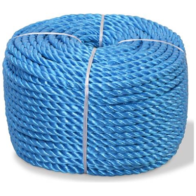 Corda Intrecciata In Polipropilene 12 Mm 250 M Blu