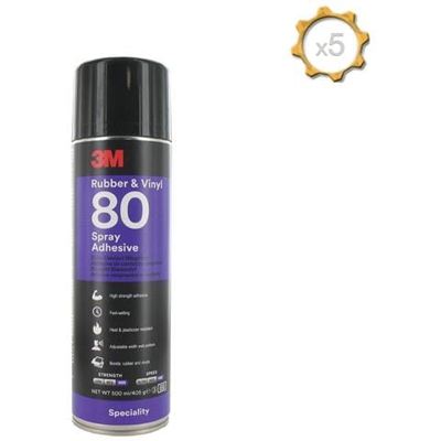 Hi-strength 80 Gomma E Vinile X5 Colla Aerosol Hi-strength 80