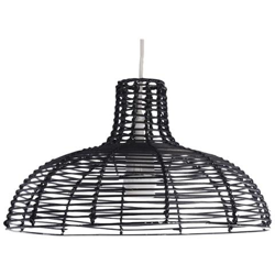 Lampada Da Soffitto Design In Bambu' Nero Cup características