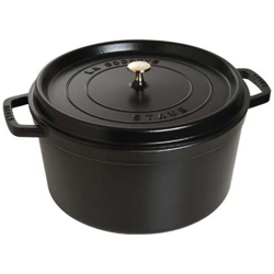 Cocotte in Ghisa con Coperchio Diametro 34 cm Colore Nero en oferta