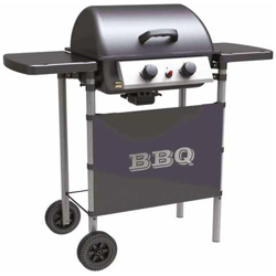 Bbq Barbecue A Gas 2 Fuochi In Lamiera Verniciata E Acciaio Cromato precio