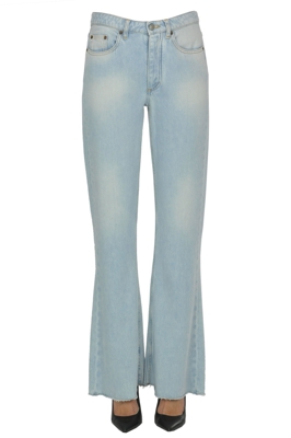 Flared leg jeans