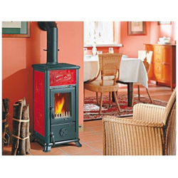 Stufa Dorella Ceramica L8 Liberty Bordeaux en oferta