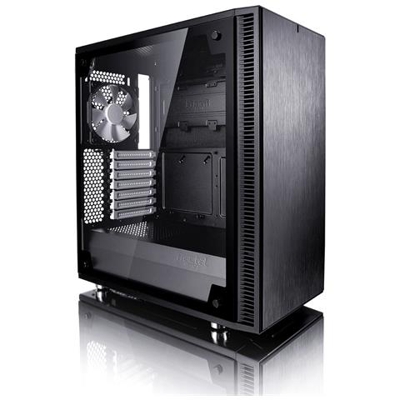 Case Define C TG Middle Tower ATX / Micro-ATX / Mini-ITX 2 Porte USB 3.0 Colore Nero (Finestrato)