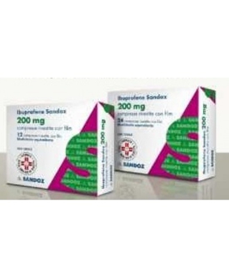 Ibuprofene Sandoz 200mg 24 Compresse Rivestite