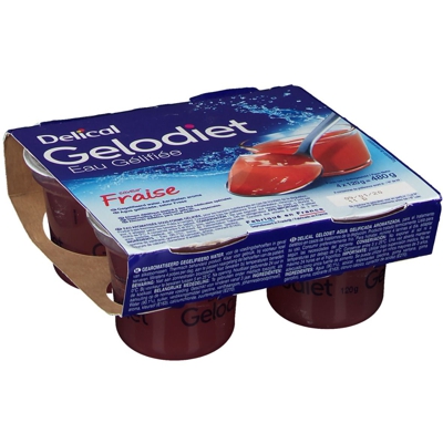 Gelodiet Gelled Water Sugared Strawberry