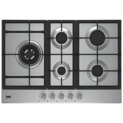 Piano Cottura HIAL 75225 SX a Gas 5 Fuochi Gas Colore Acciaio Inox