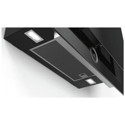 Cappa a Parete DWF97RV60 Aspirante e Filtrante 90 cm Colore Nero en oferta