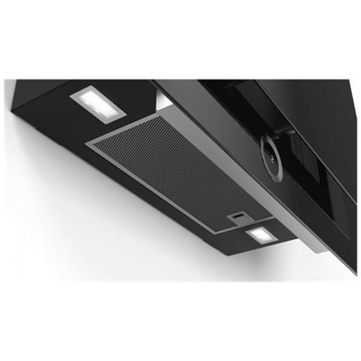 Cappa a Parete DWF97RV60 Aspirante e Filtrante 90 cm Colore Nero