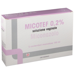 MICOTEF 0,2 % Soluzione Vaginale características