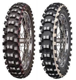 Mitas C-20 ( 2.75-10 TT 37M ruota posteriore, NHS, Mescola di gomma Hard Terrain, rot )