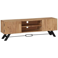 Mobile Porta Tv 140x30x45 Cm In Legno Massello Di Acacia precio