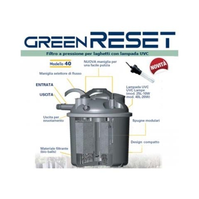 Filtro Per Laghetto Green Reset 40