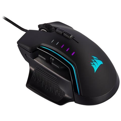 Mouse Glaive Rgb Pro Ottico 7 Tasti 18000 DPI Colore Nero
