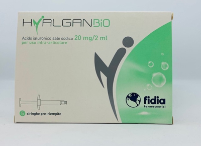 SIRINGA HYALGANBIO INTRA-ARTICOLARE 20MG 2 ML 5 PEZZI