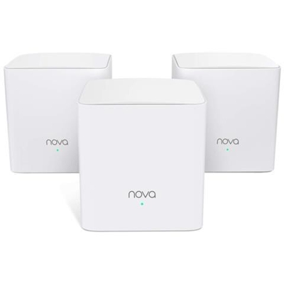 Kit di 3 Pezzi Router Wireless Nova MW5s Tri-Band 1200 Mbps 2xGigabit Ethernet Colore Bianco