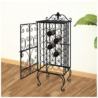 Armadietto Di Metallo Per 28 Bottiglie Vino