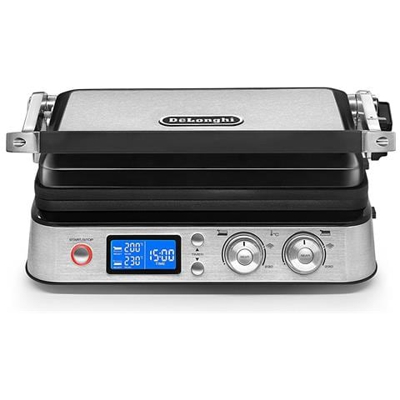 Griglia Elettrica MultiGrill 5 Modalità di Cottura Potenza 2000 Watt Dimensione Piastre 37x23 cm.