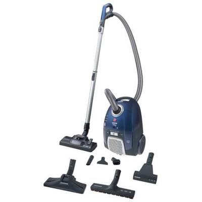 TX50PET 011 Aspirapolvere con Sacco a Cilindro Potenza 700 Watt Colore Nero / Blu