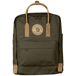 Kånken No. 2, Oliva, Cotone, Pelle, Poliestere, Front pocket, Cerniera en oferta