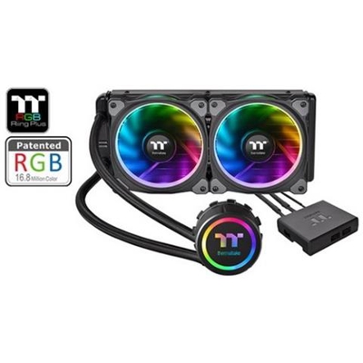 Dissipatore CPU a Liquido Floe Riing RGB 280 TT per Socket R4 LGA-2066 / LGA 2011-v3 / R LGA-2011 / B LGA-1366 / H LGA-1156 / H2 LGA-1155 / H4 LGA-1151 / H3 LGA-1150 / FM2 / FM1 e Socket AM3+ / AM3 PGA-941 / AM2+ PGA-940