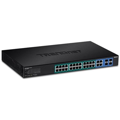 28-PORT GIGABIT WEB SMART POE+ SWITCH (370W) IN