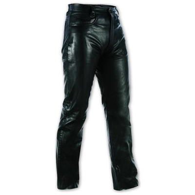 Pantaloni Pelle Moto Chopper Jeans 5 Tasche Custom American Pro Uomo 44