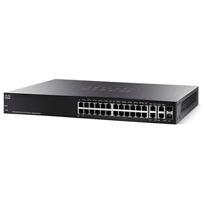 Switch Serie 350 con 24 Porte Gigabit Ethernet 10/100/1000 PoE