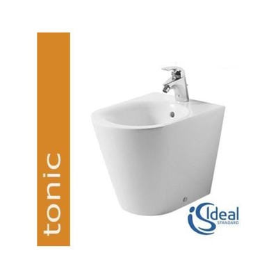 Bidet A Pavimento Filo Parete, Tonic K506061 - Bianco Monoforo A Magazzino