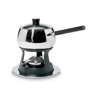 Set di fonduta Mami con coperchio in acciaio Inox 4 pezzi