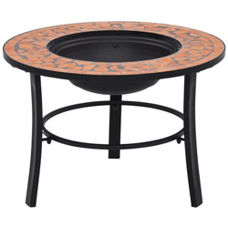 Braciere Con Mosaico Terracotta 68 Cm In Ceramica precio