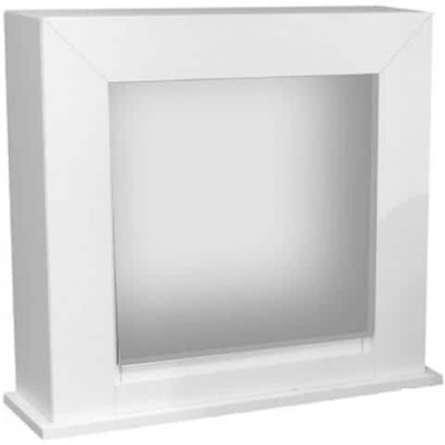 Cornice Per Camino In Legno Mdf Bianco